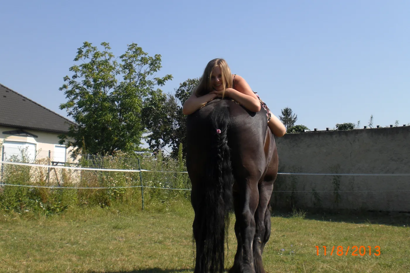 Foto aus Kristinas Zeit mit Schulpferden und Reitbeteiligungen (21 von 27)